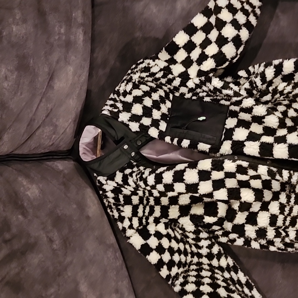 Xs vans checkered jacket